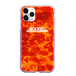 Чехол iPhone 11 Pro матовый ALKATRAZZ, цвет: 3D-розовый