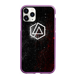 Чехол iPhone 11 Pro матовый Linkin Park Logo Линкин Парк