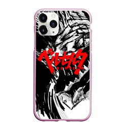 Чехол iPhone 11 Pro матовый БЕРСЕРК РИСУНОК BERSERK, цвет: 3D-розовый