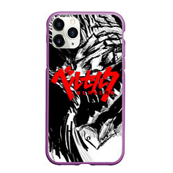 Чехол iPhone 11 Pro матовый БЕРСЕРК РИСУНОК BERSERK