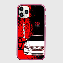 Чехол iPhone 11 Pro матовый Camry Toyota glitch