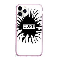 Чехол iPhone 11 Pro матовый MUSE пальцы, цвет: 3D-розовый