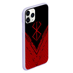 Чехол iPhone 11 Pro матовый Berserk - Берсерк, цвет: 3D-светло-сиреневый — фото 2