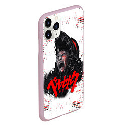 Чехол iPhone 11 Pro матовый BERSERK SCREAM БЕРСЕРК КРИК, цвет: 3D-розовый — фото 2