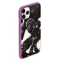 Чехол iPhone 11 Pro матовый BERSERK ILLUSTRATION БЕРСЕРК, цвет: 3D-фиолетовый — фото 2