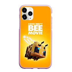 Чехол iPhone 11 Pro матовый BEE MOVIE Minecraft, цвет: 3D-розовый