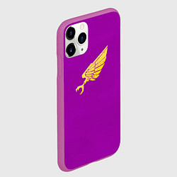 Чехол iPhone 11 Pro матовый Дети Императора до Ереси Хоруса цвет легиона, цвет: 3D-фиолетовый — фото 2