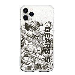 Чехол iPhone 11 Pro матовый Gears 5 Gears of War - Кейт Диаз, цвет: 3D-белый