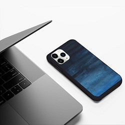 Чехол iPhone 11 Pro матовый Темнота глубины, цвет: 3D-черный — фото 2