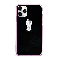 Чехол iPhone 11 Pro матовый Железные руки цвета легиона, цвет: 3D-розовый