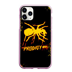 Чехол iPhone 11 Pro матовый The Prodigy логотип