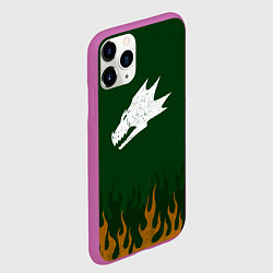 Чехол iPhone 11 Pro матовый Саламандры цвет легиона, цвет: 3D-фиолетовый — фото 2