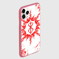 Чехол iPhone 11 Pro матовый BERSERK,, цвет: 3D-малиновый — фото 2