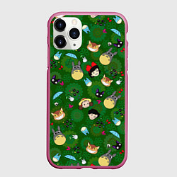 Чехол iPhone 11 Pro матовый Totoro&Kiki ALLSTARS