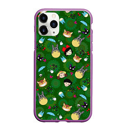 Чехол iPhone 11 Pro матовый Totoro&Kiki ALLSTARS