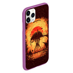 Чехол iPhone 11 Pro матовый K aЛюбимый Моровинд, цвет: 3D-фиолетовый — фото 2