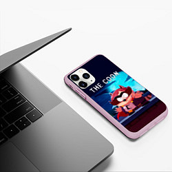 Чехол iPhone 11 Pro матовый The Coon - Енот Южный Парк, цвет: 3D-розовый — фото 2