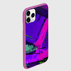 Чехол iPhone 11 Pro матовый Фиолетово!, цвет: 3D-фиолетовый — фото 2