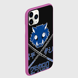 Чехол iPhone 11 Pro матовый Клинок, рассекающий демонов Иноске, цвет: 3D-фиолетовый — фото 2
