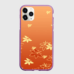 Чехол iPhone 11 Pro матовый КАДЗУХА KAZUHA КРАСНЫЙ КЛЕН, цвет: 3D-фиолетовый