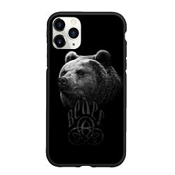 Чехол iPhone 11 Pro матовый ВЕЛЕС, Медведь