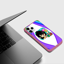 Чехол iPhone 11 Pro матовый Нари Nari Toca Boca, цвет: 3D-малиновый — фото 2