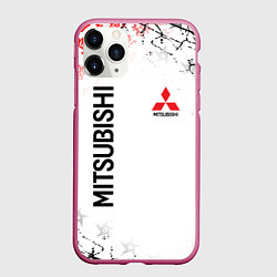 Чехол iPhone 11 Pro матовый MITSUBISHI JAPAN STYLE SAMURAI AUTO, цвет: 3D-малиновый