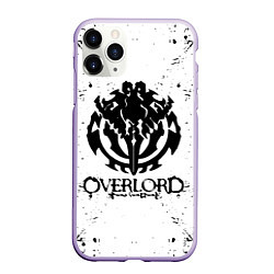 Чехол iPhone 11 Pro матовый OVERLORD паттерн, цвет: 3D-светло-сиреневый