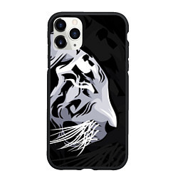 Чехол iPhone 11 Pro матовый 2022 Год тигра, цвет: 3D-черный