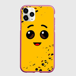 Чехол iPhone 11 Pro матовый FORTNITE BANANA FACE ФОРТНАЙТ БАНАН