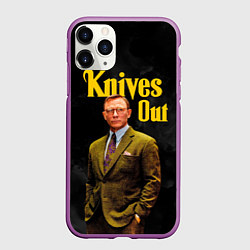 Чехол iPhone 11 Pro матовый Достать ножи Knives Out