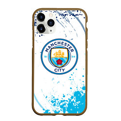 Чехол iPhone 11 Pro матовый Manchester City - Футбольный клуб