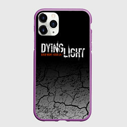 Чехол iPhone 11 Pro матовый DYING LIGHT РАЗЛОМЫ ТРЕЩИНЫ