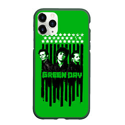 Чехол iPhone 11 Pro матовый Green day is here, цвет: 3D-темно-зеленый