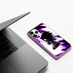 Чехол iPhone 11 Pro матовый SONIC DARK СОНИК, цвет: 3D-фиолетовый — фото 2