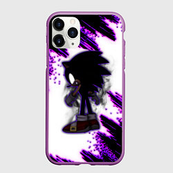 Чехол iPhone 11 Pro матовый SONIC DARK СОНИК, цвет: 3D-фиолетовый
