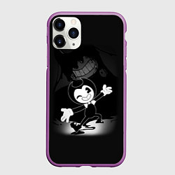 Чехол iPhone 11 Pro матовый BENDY - БЕНДИ ИГРА