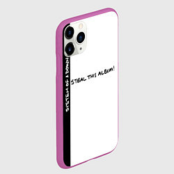 Чехол iPhone 11 Pro матовый System of a Down - Steal This Album!, цвет: 3D-фиолетовый — фото 2