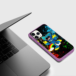 Чехол iPhone 11 Pro матовый Poppy Playtime, цвет: 3D-фиолетовый — фото 2