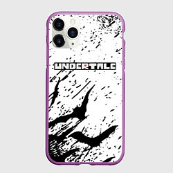 Чехол iPhone 11 Pro матовый UNDERTALE Летучие мыши