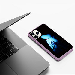Чехол iPhone 11 Pro матовый Хагги Вагги, цвет: 3D-сиреневый — фото 2
