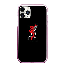 Чехол iPhone 11 Pro матовый Leverpool YNWA, цвет: 3D-розовый