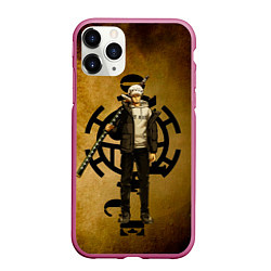 Чехол iPhone 11 Pro матовый Трафальгар Ло One Piece c нодати