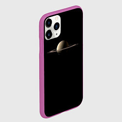 Чехол iPhone 11 Pro матовый Красавец Сатурн, цвет: 3D-фиолетовый — фото 2