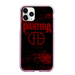 Чехол iPhone 11 Pro матовый Pantera кляксы