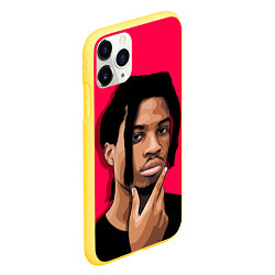 Чехол iPhone 11 Pro матовый Thinking Denzel, цвет: 3D-желтый — фото 2