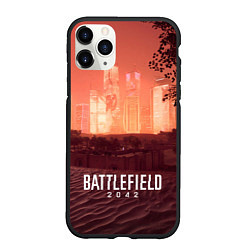 Чехол iPhone 11 Pro матовый Battlefield 2042 - Песочные часы, цвет: 3D-черный
