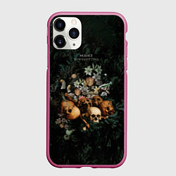Чехол iPhone 11 Pro матовый Дауншифтинг, цвет: 3D-малиновый