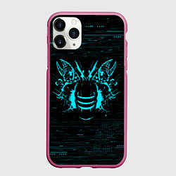 Чехол iPhone 11 Pro матовый DEAD SPACE АЙЗЕК КЛАРК НЕОН МЁРТВЫЙ КОСМОС