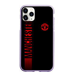 Чехол iPhone 11 Pro матовый МАНЧЕСТЕР ЮНАЙТЕД RED LINE